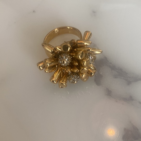 Adjustable sparkly cocktail ring 💍✨⭐️ - Picture 4 of 4